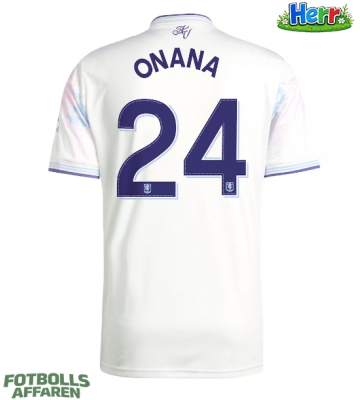 Aston Villa Amadou Onana #24 Tredje Tröja 2025-26 Kortärmad